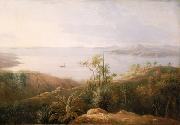William Westall A Bay on the South Coast of New Holland oil painting reproduction